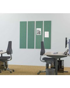 Acoustic Wall Panels 120 x 30cm, Pack of 4